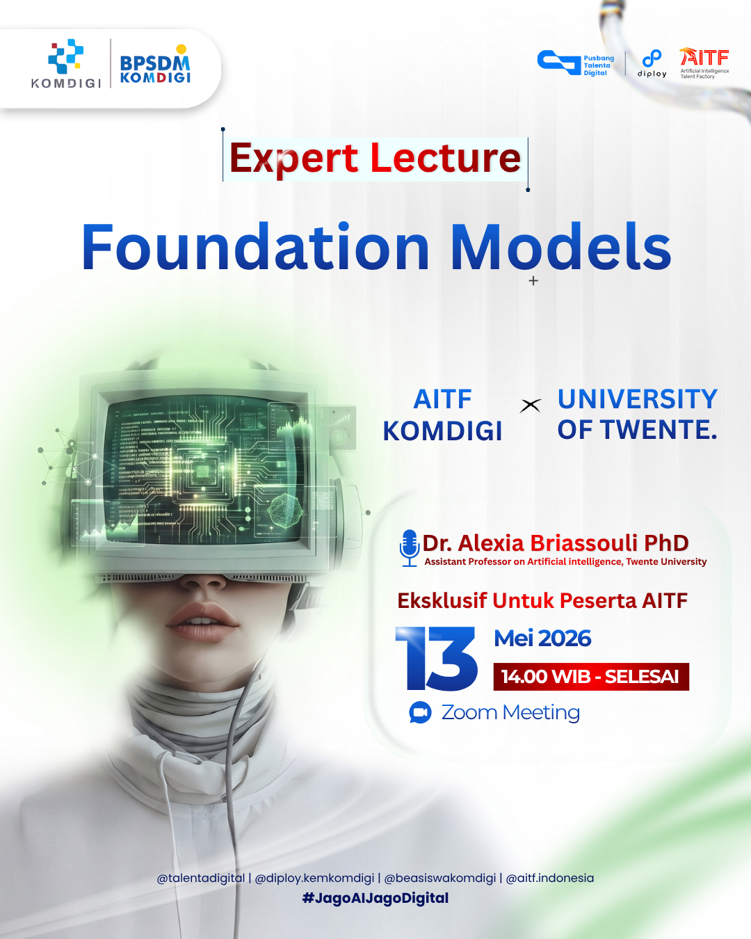 Expert Lecture Foundation Models bersama University of Twente